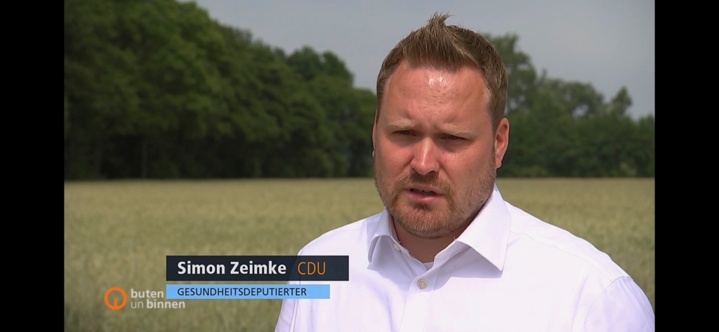 Simon Zeimke im Interview bei Buten un Binnen