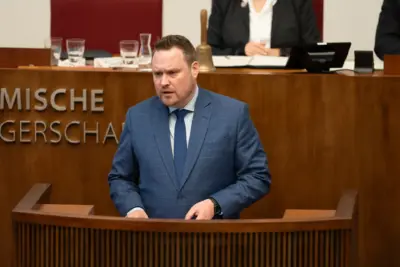 Simon Zeimke in der Bremischen Bürgerschaft