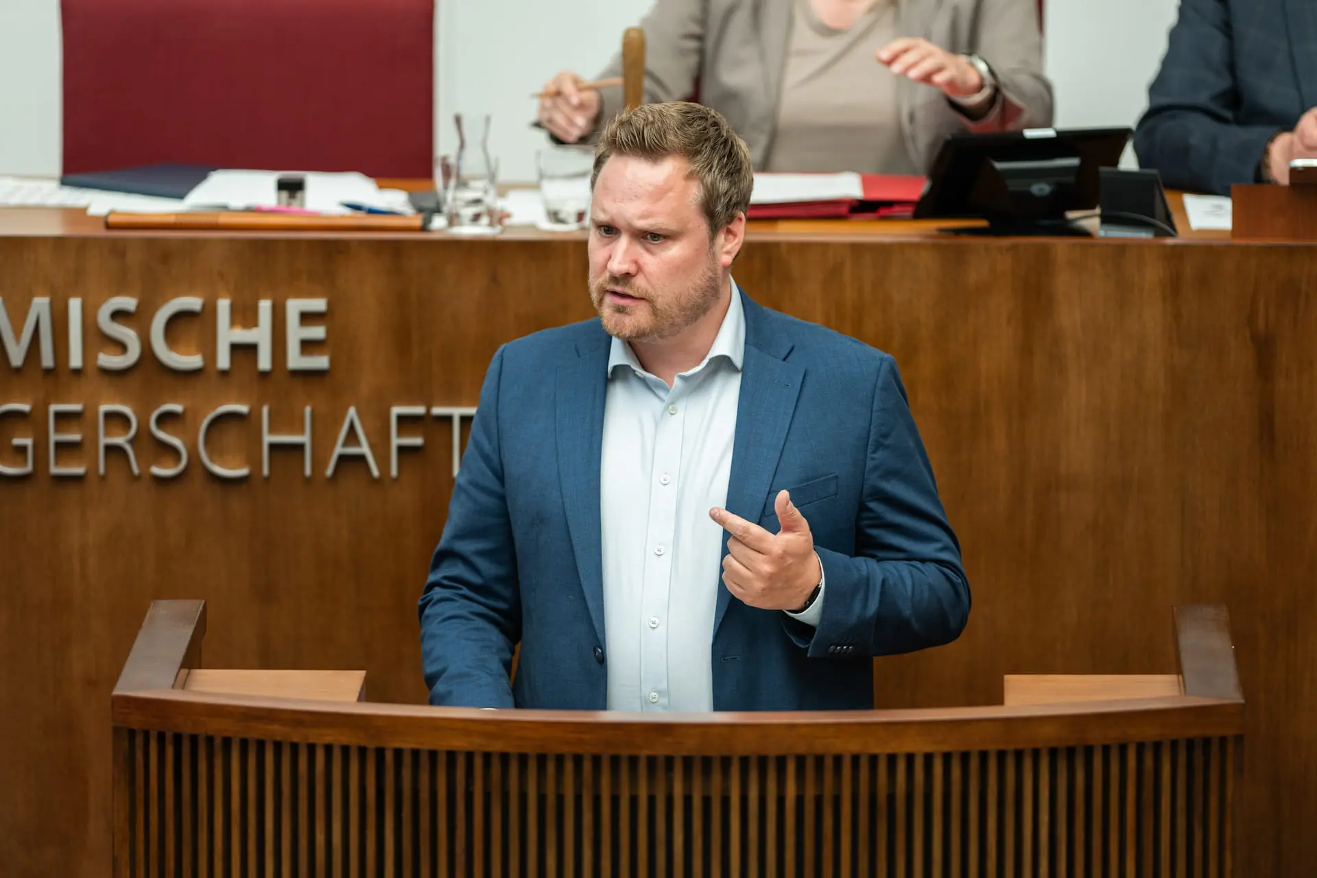 Simon Zeimke in der Bremischen Bürgerschaft