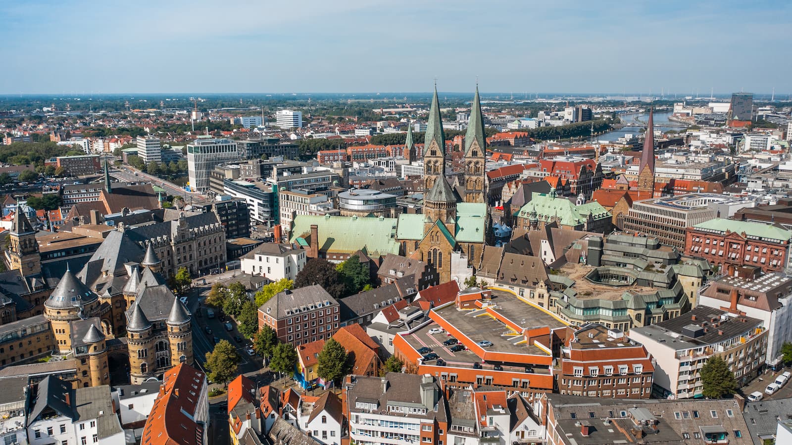 Bremische Bürgerschaft im Stadtzentrum von Bremen