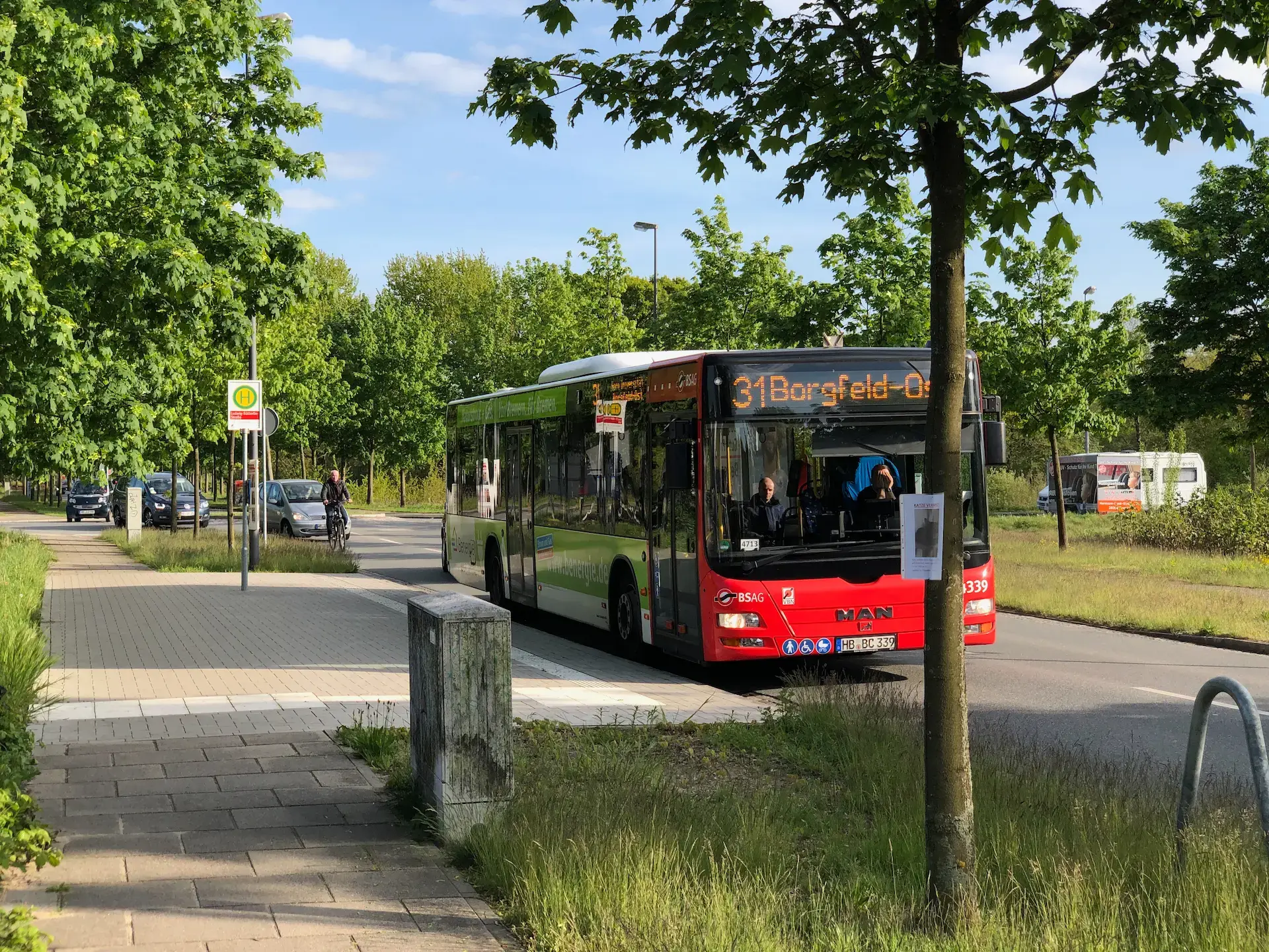 Buslinie 31 in Oberneuland