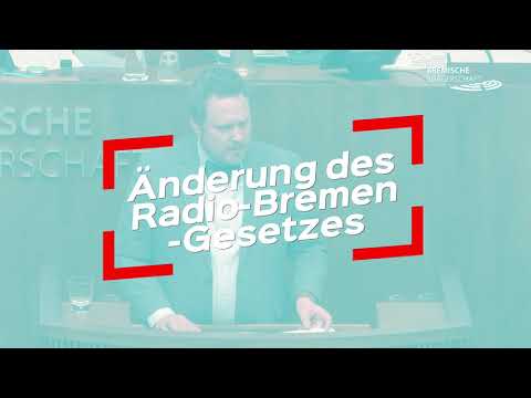 Debatte zur Änderung des Radio-Bremen-Gesetzes