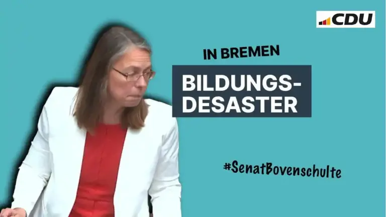 Bildung hat keine Priorität im Senat Bovenschulte