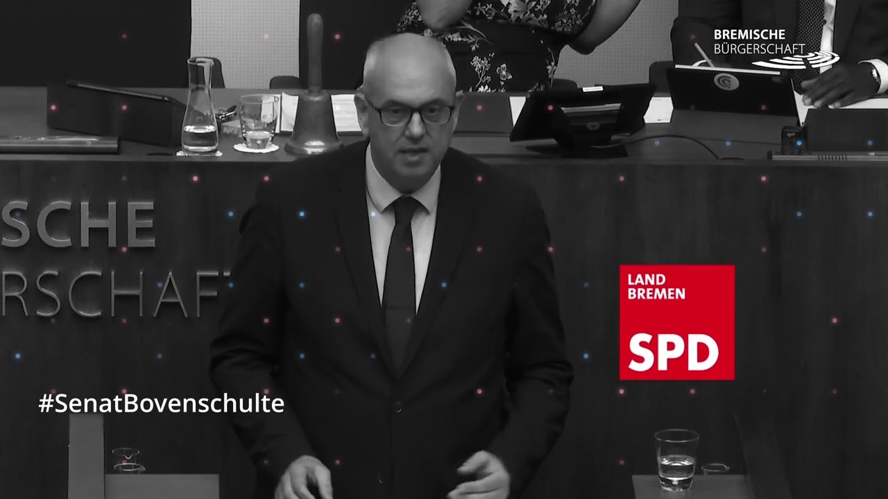 Simon Zeimke in der Bremischen Bürgerschaft
