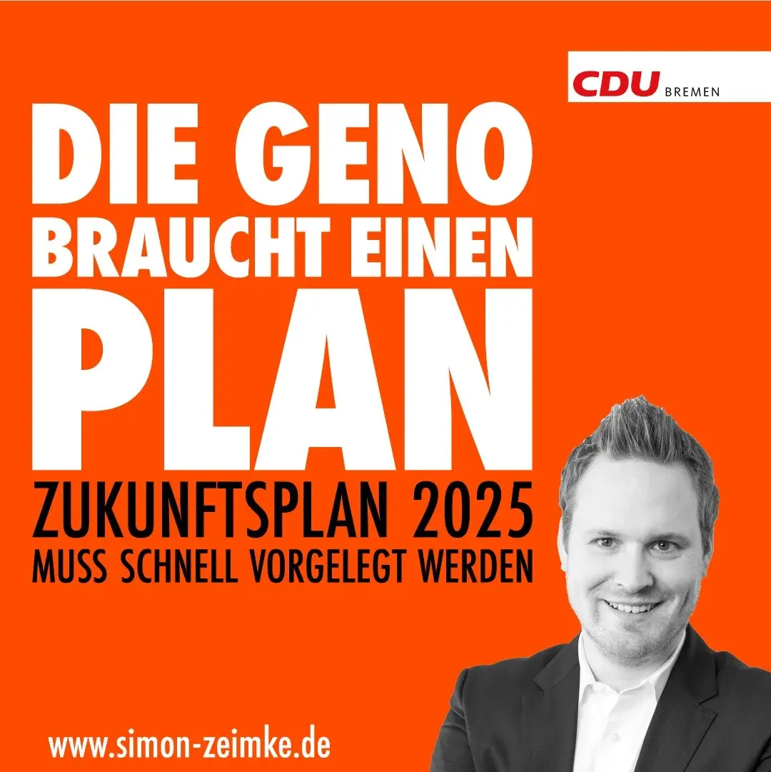 GeNo Zukunftsplan 2025 muss zügig vorgelegt werden