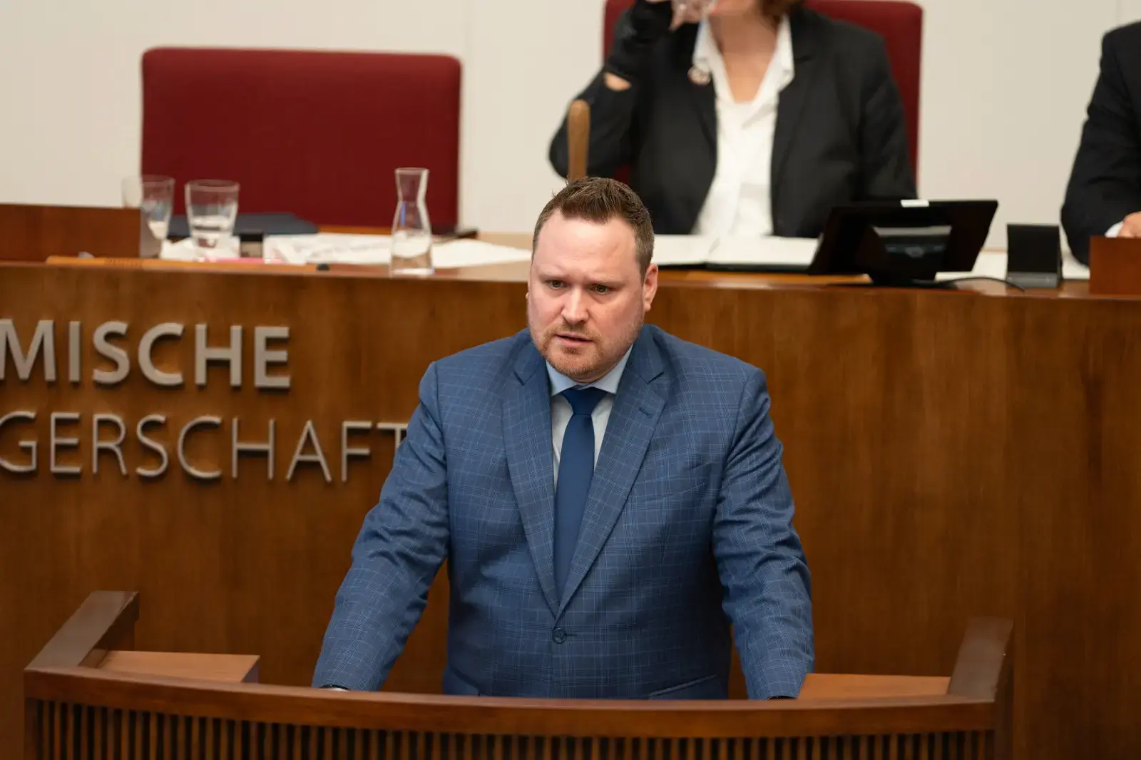 Simon Zeimke in der Bremischen Bürgerschaft